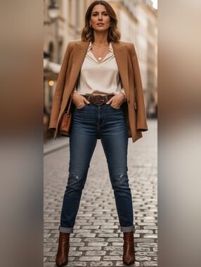 Brown Woven Belt